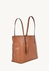 SHOPPER - Sac porté épaule en cuir grainé