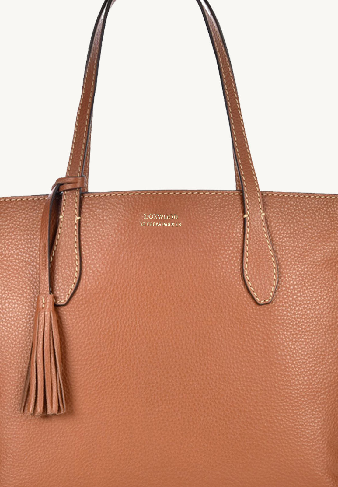 SHOPPER - Sac porté épaule en cuir grainé