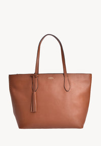 SHOPPER - Sac porté épaule en cuir grainé