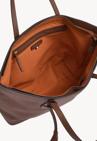 SHOPPER - Sac porté épaule en cuir grainé