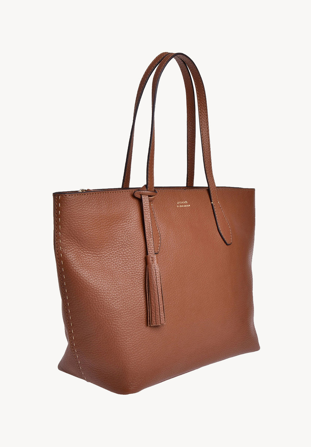 SHOPPER - Sac porté épaule en cuir grainé
