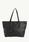 SHOPPER - Grained leather shoulder bag