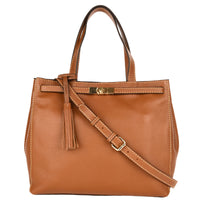 ARMANCE - Grained leather handbag