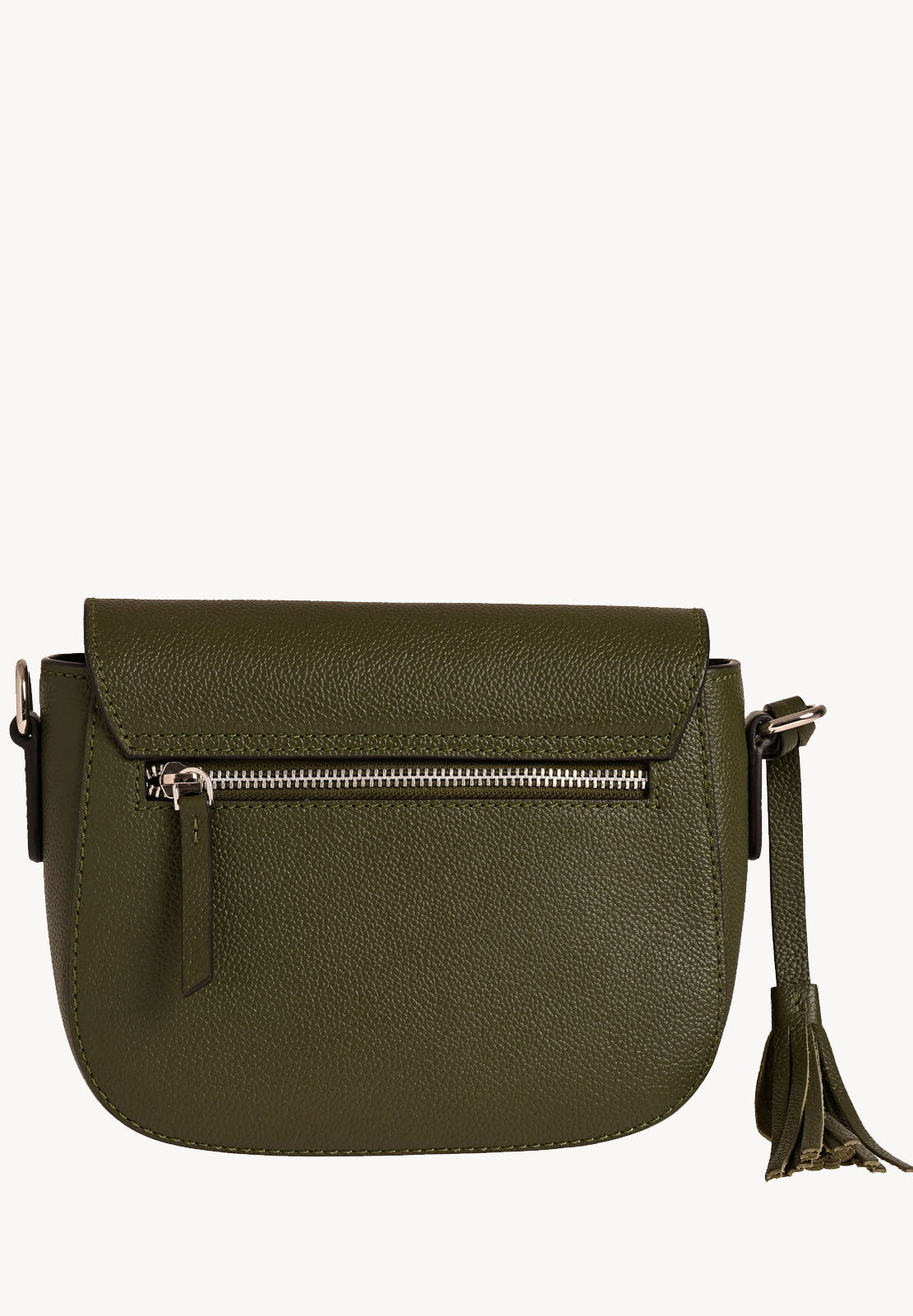 MARNIE - Grained leather messenger bag