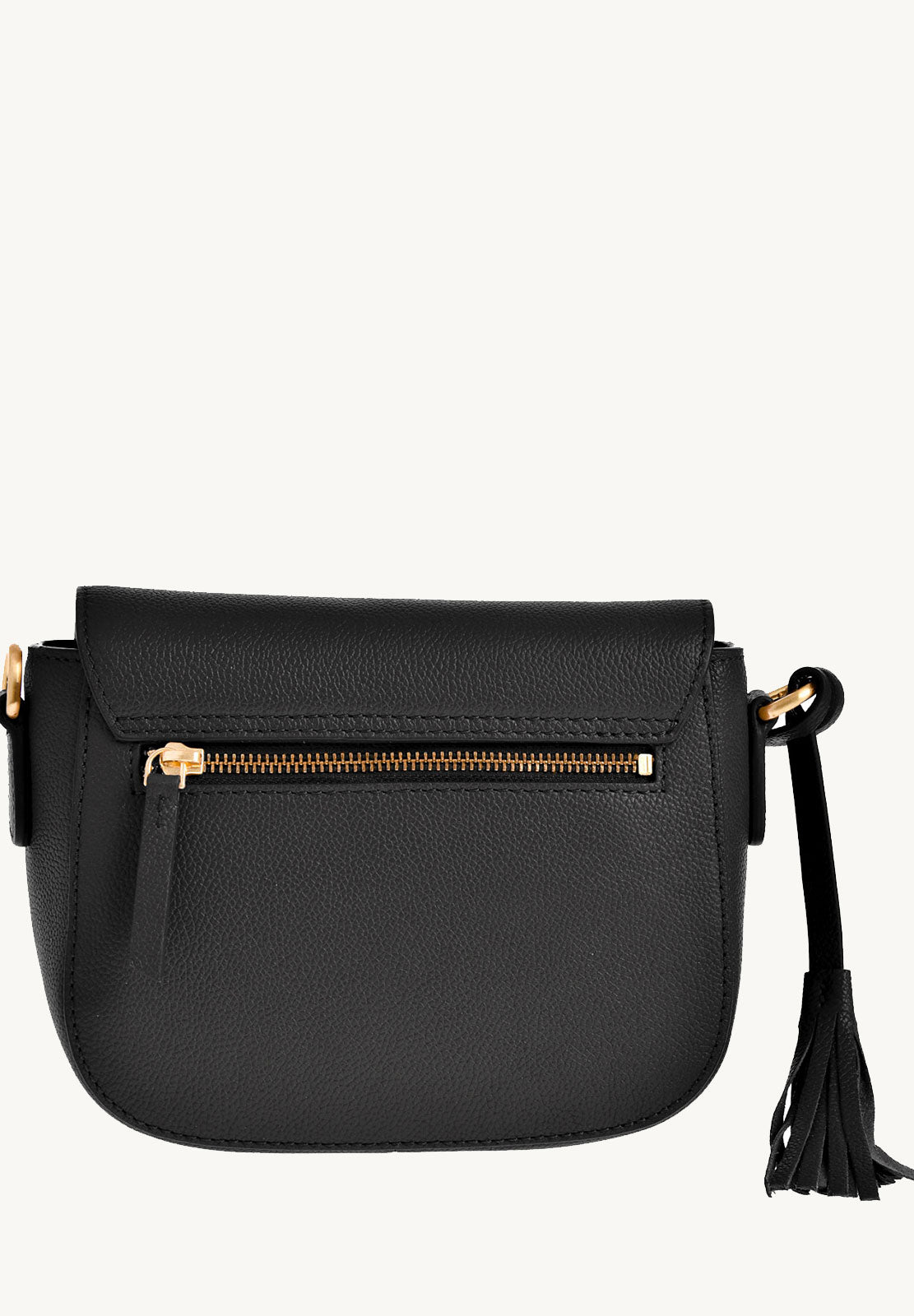 MARNIE - Grained leather messenger bag