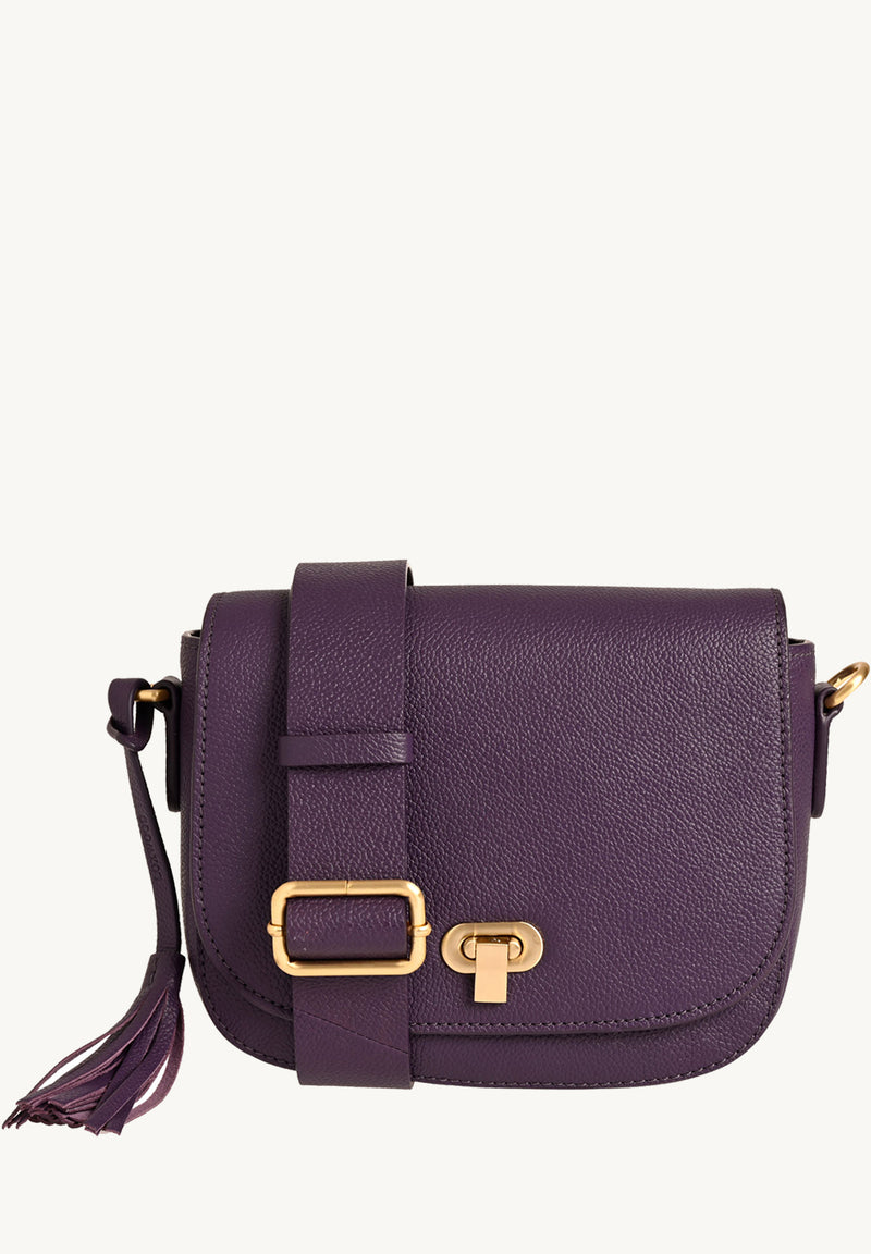 MARNIE - Sac besace en cuir grainé