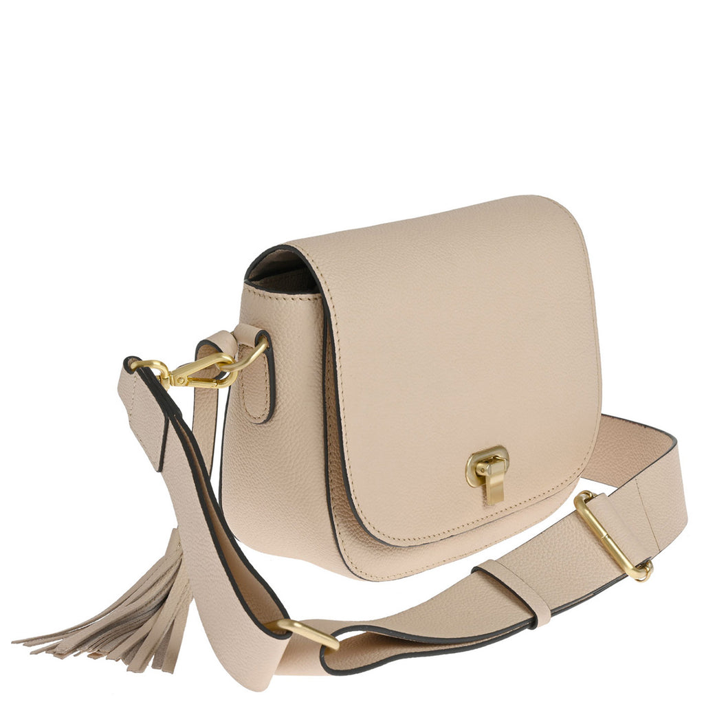 MARNIE - Sac besace en cuir grainé