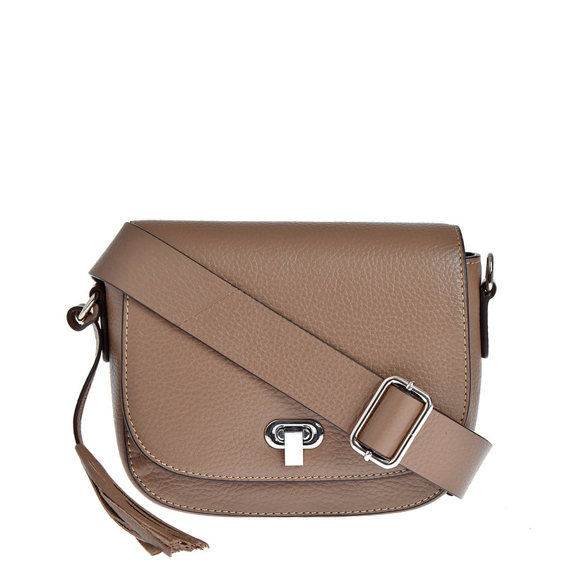 MARNIE - Sac besace en cuir grainé