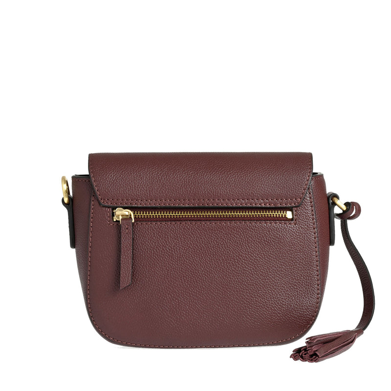 MARNIE - Sac besace en cuir grainé