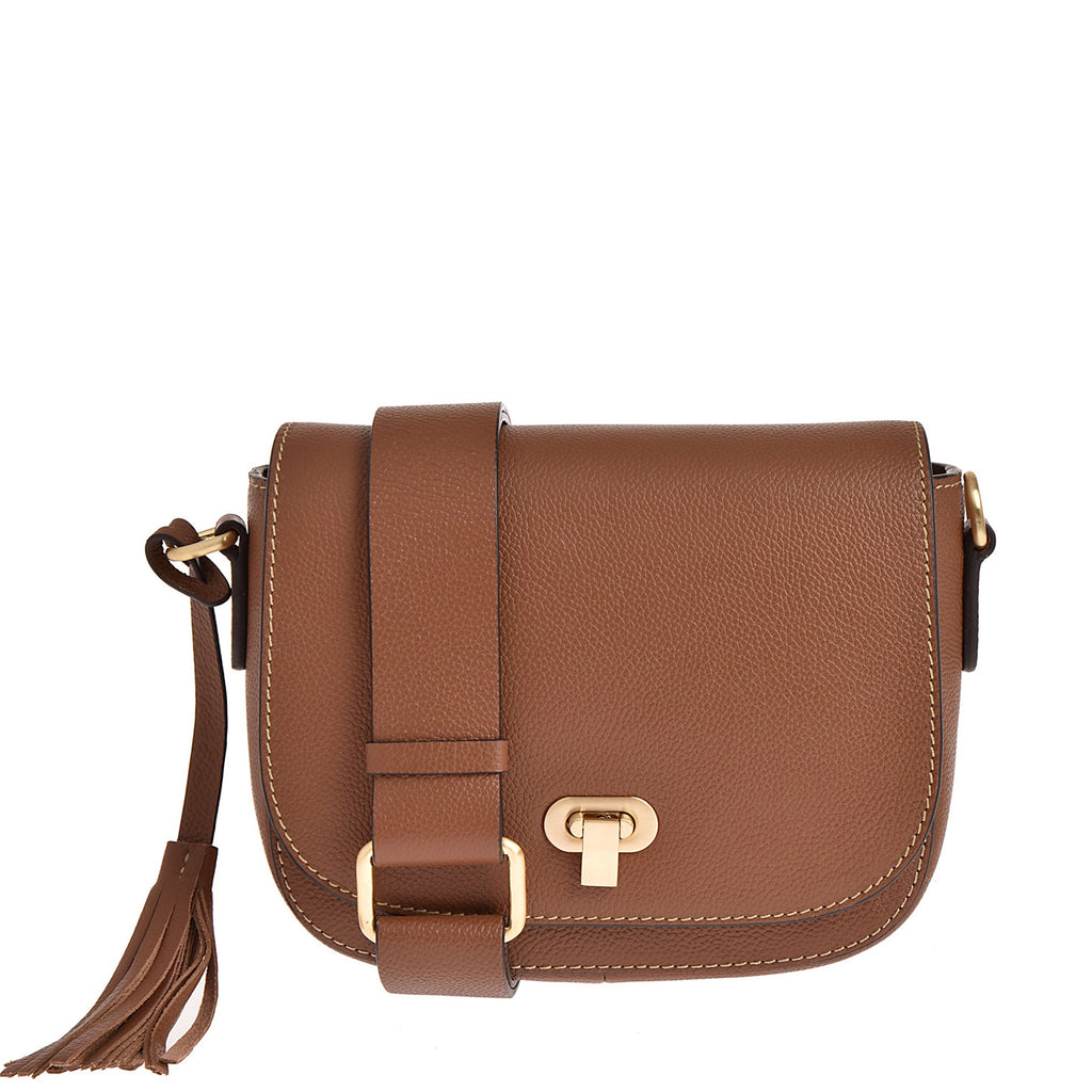 MARNIE - Sac besace en cuir grainé