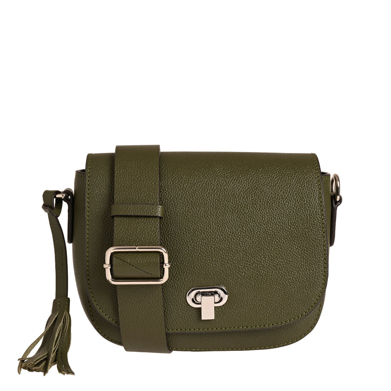 MARNIE - Sac besace en cuir grainé