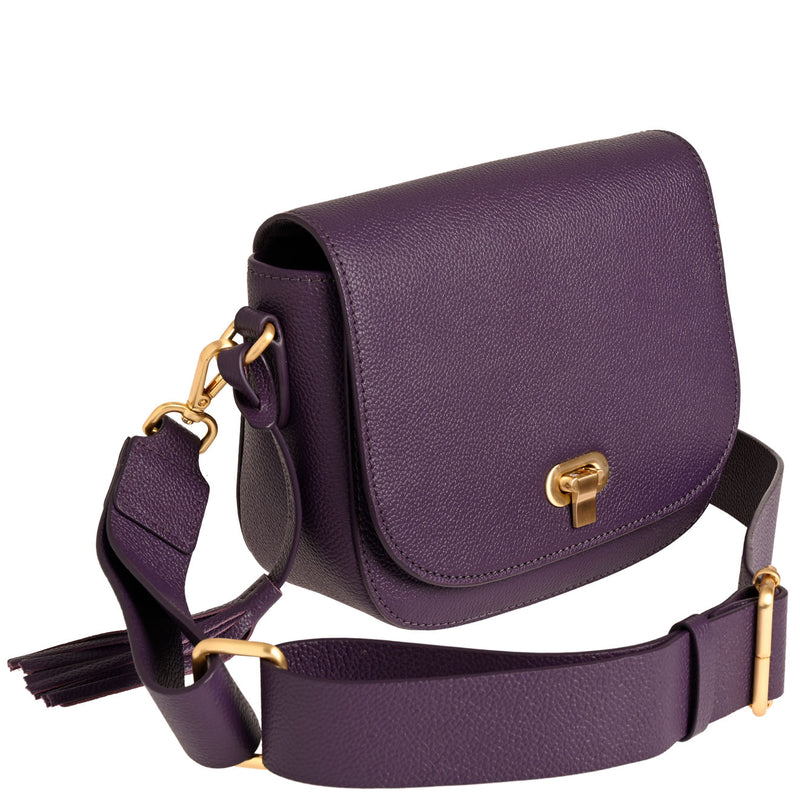 MARNIE - Sac besace en cuir grainé