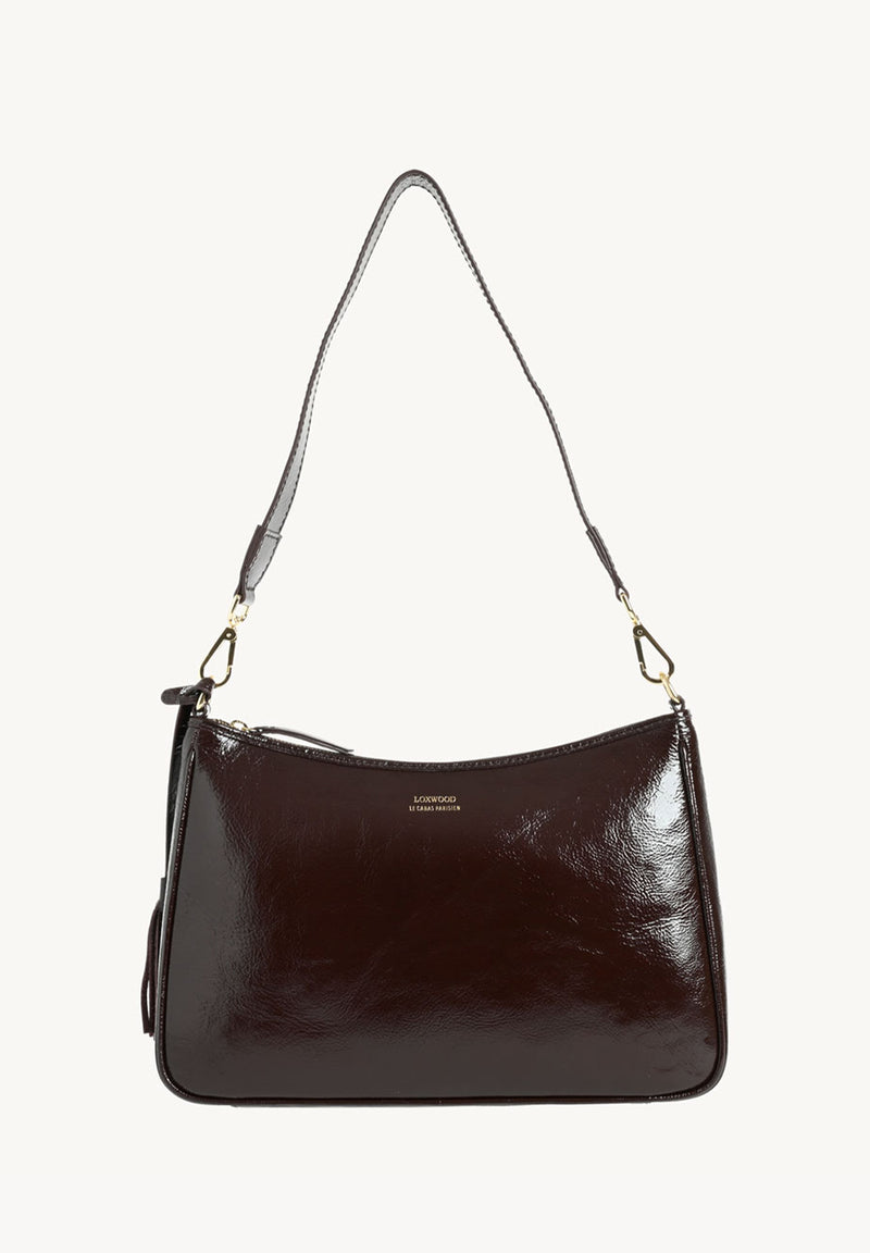 Sam Crossover Cracked Leather Bordeaux