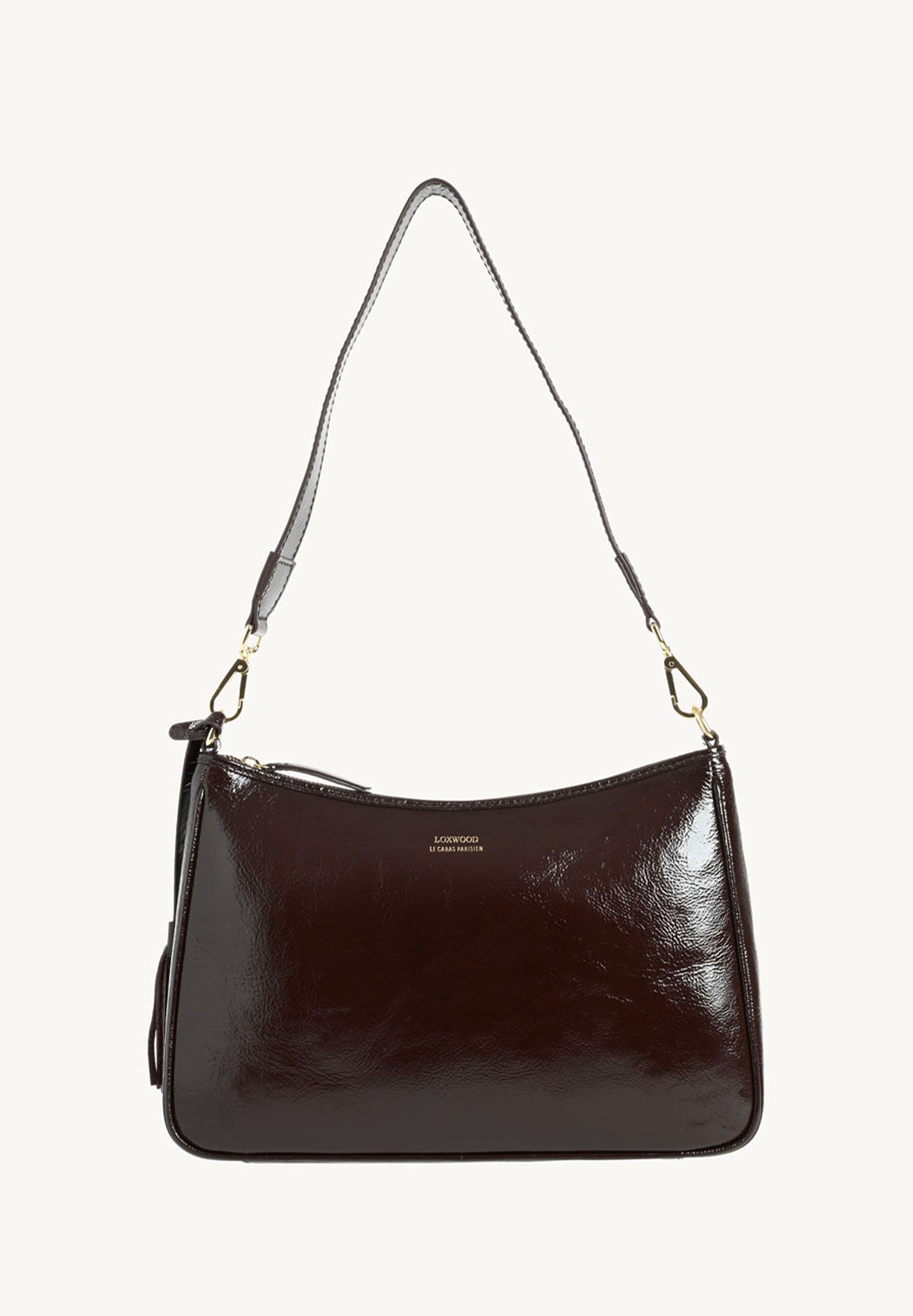 SAM - Sac porté épaule en cuir vernis