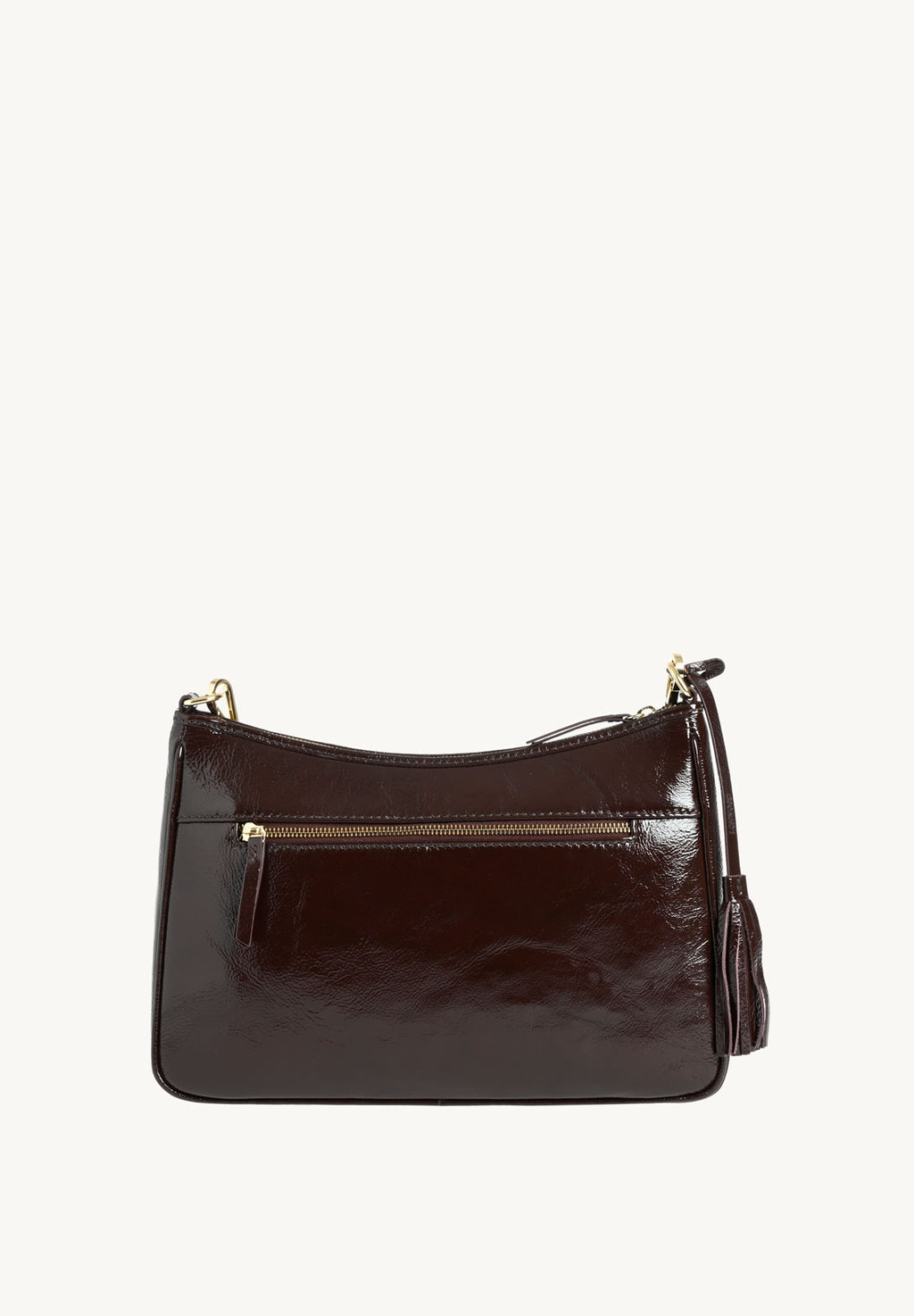 SAM - Sac porté épaule en cuir vernis