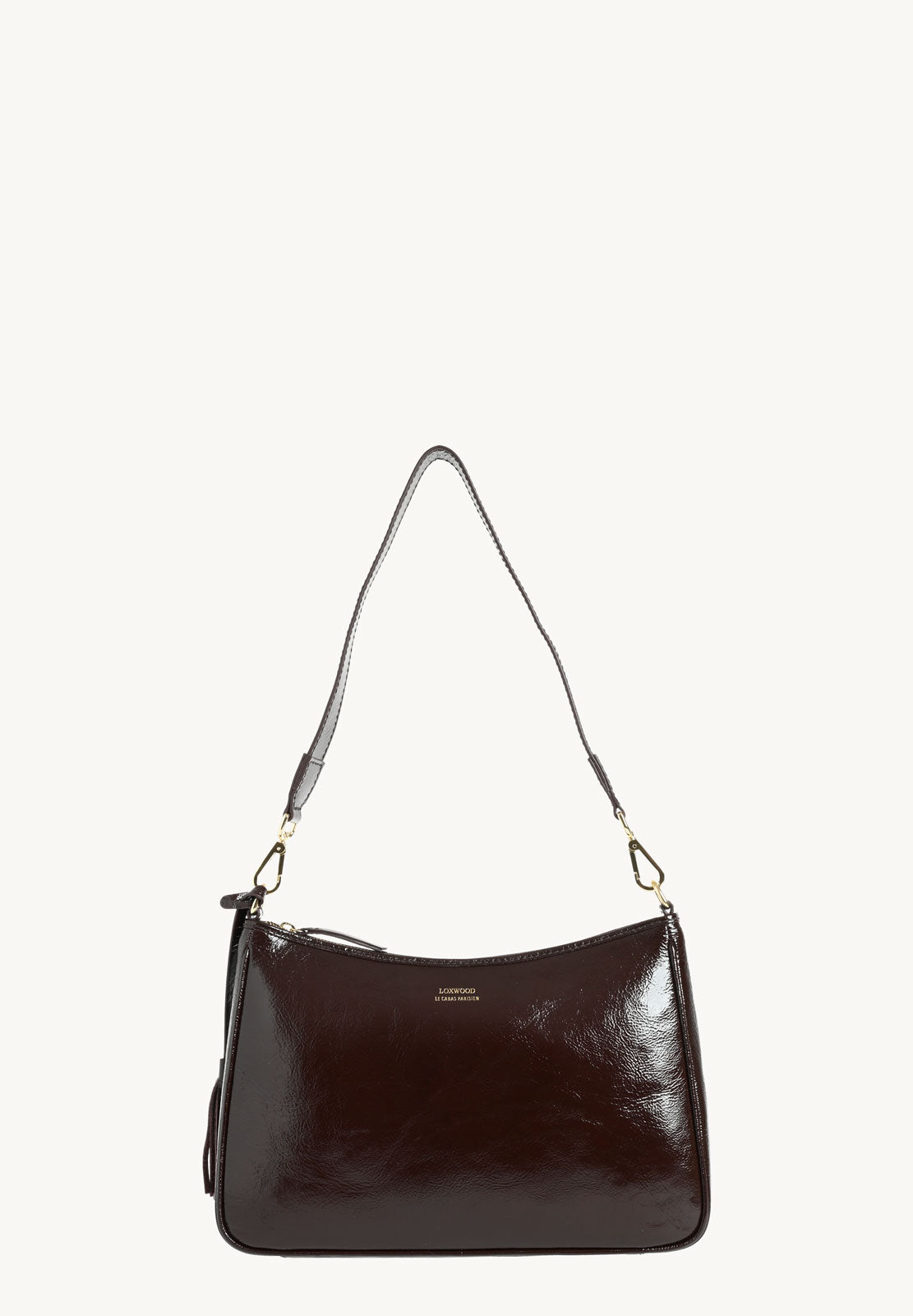 SAM - Sac porté épaule en cuir vernis