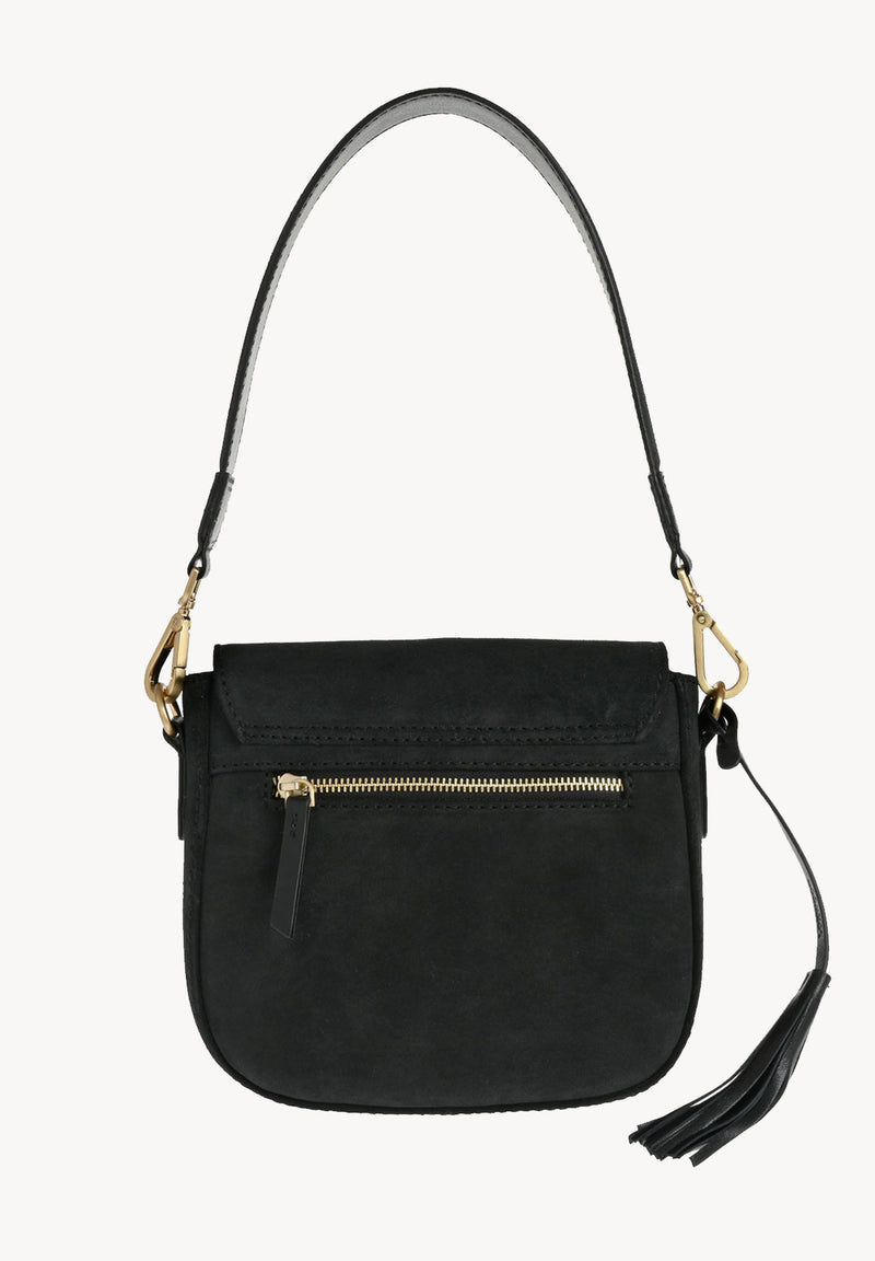 Ehla - Suede leather messenger bag