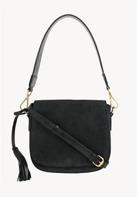 Ehla - Suede leather messenger bag