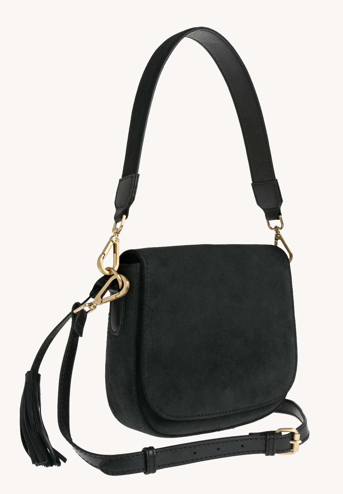 Ehla - Suede leather messenger bag