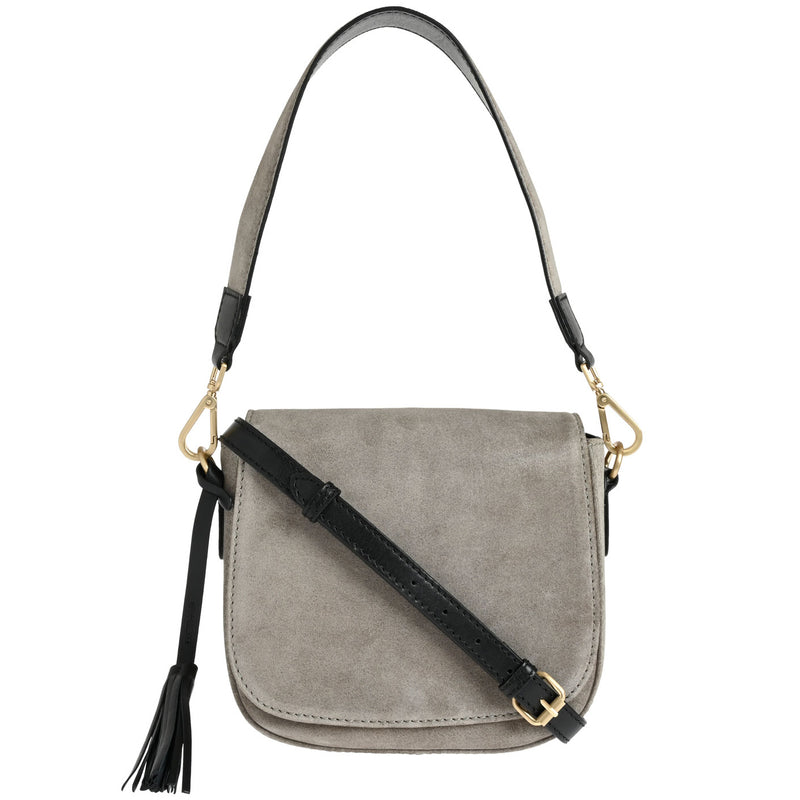 Ehla - Suede leather messenger bag