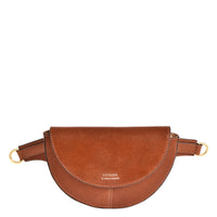 Angele-banane Leather Lz Print Cognac