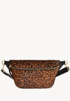 GAYA - Leopard print leather fanny pack
