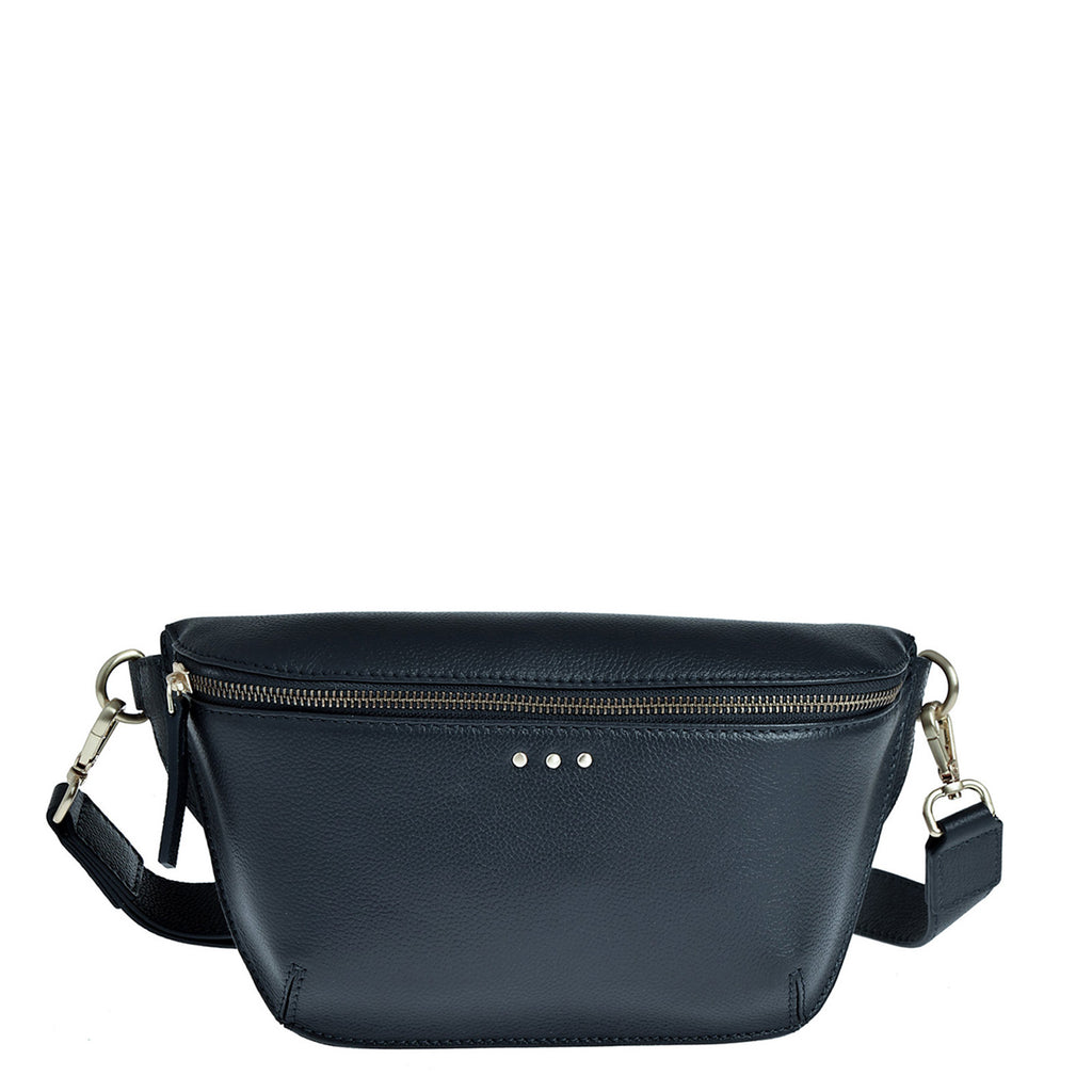 GAYA - Grained leather fanny pack