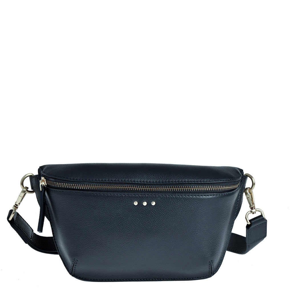 GAYA - Grained leather fanny pack