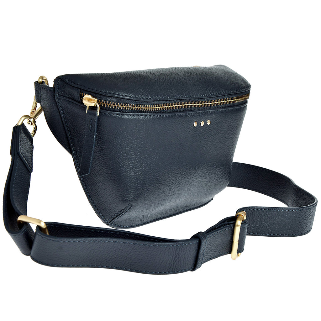 GAYA - Grained leather fanny pack