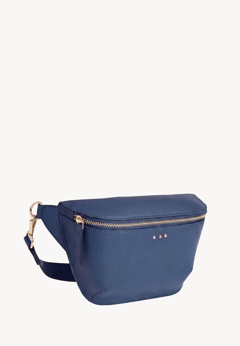 GAYA - Grained leather belt bag