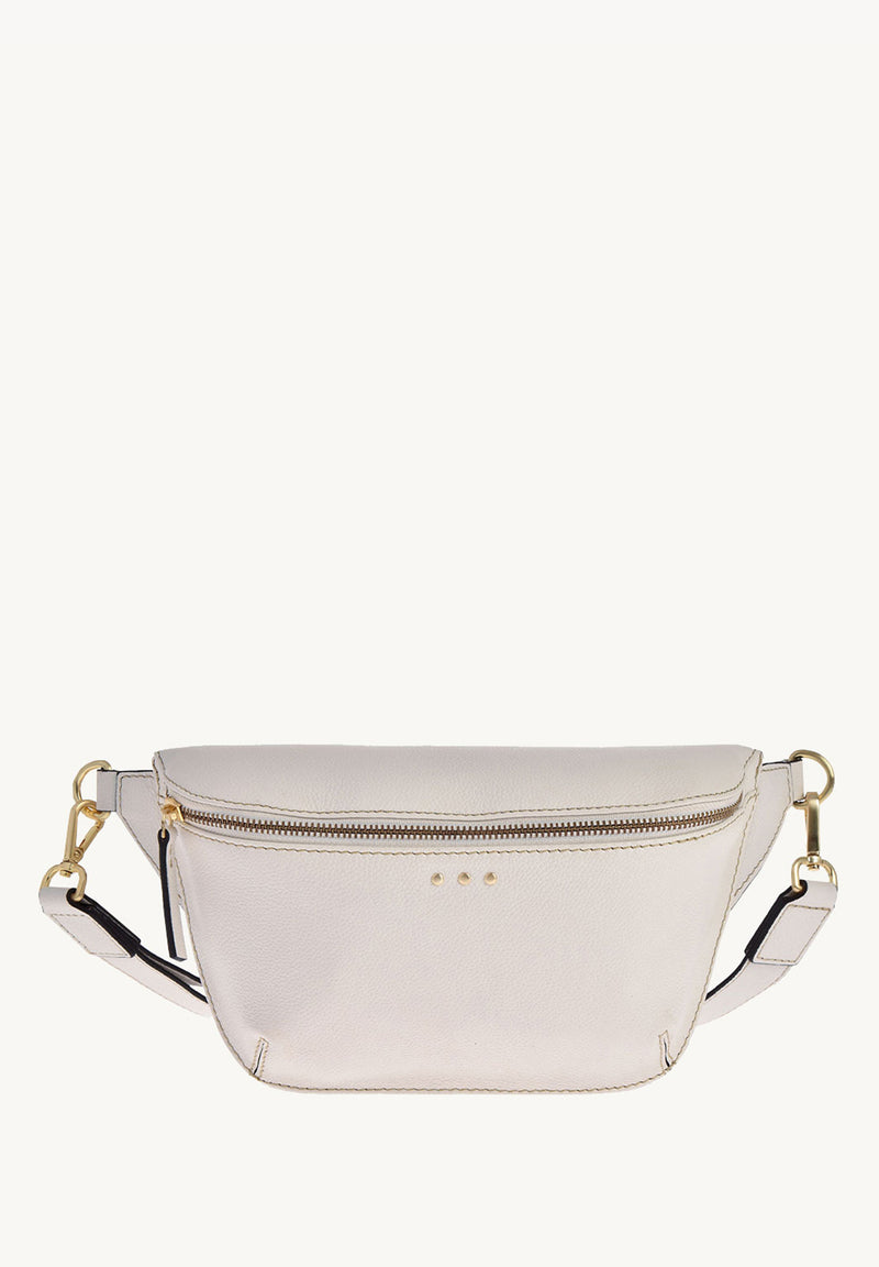 GAYA - Sac banane en cuir grainé