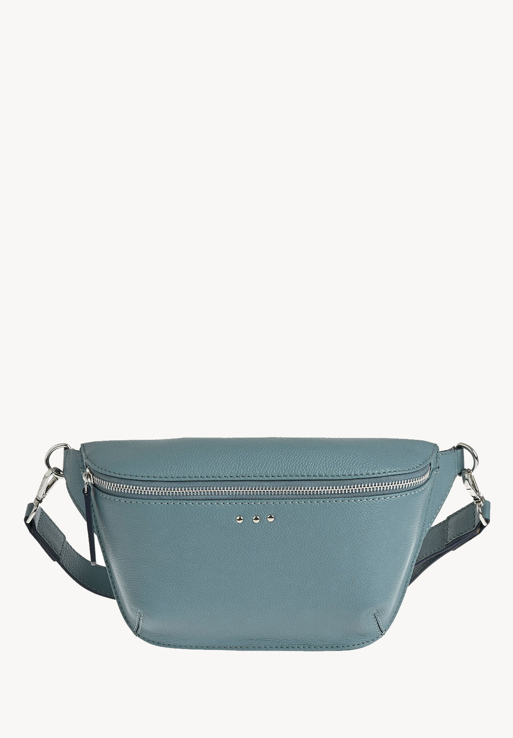 GAYA - Sac banane en cuir grainé