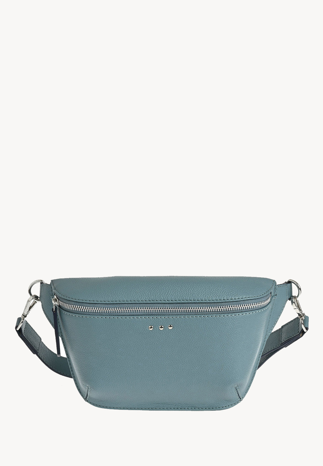GAYA - Sac banane en cuir grainé