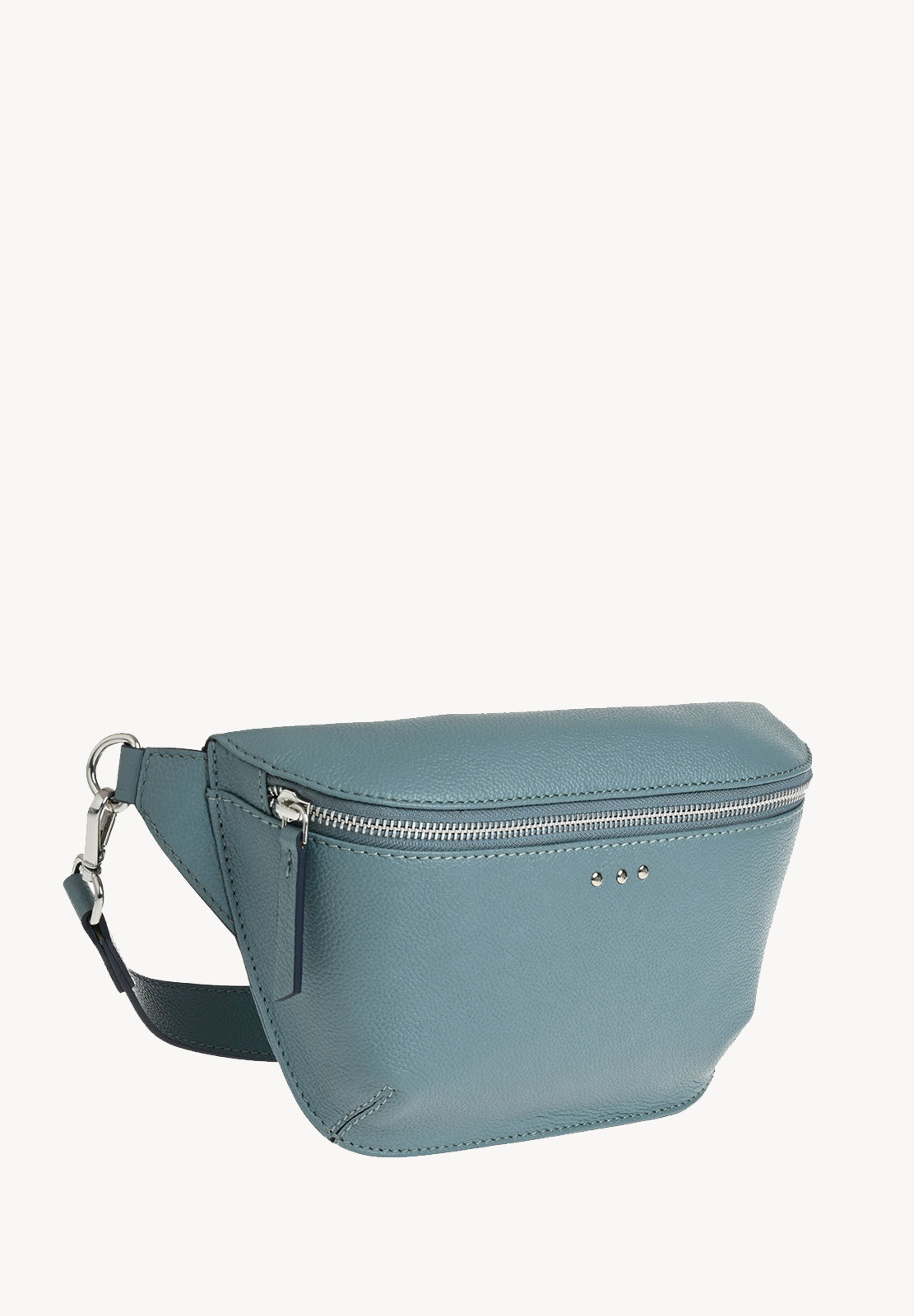 GAYA - Sac banane en cuir grainé