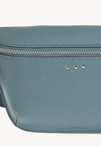 GAYA - Sac banane en cuir grainé
