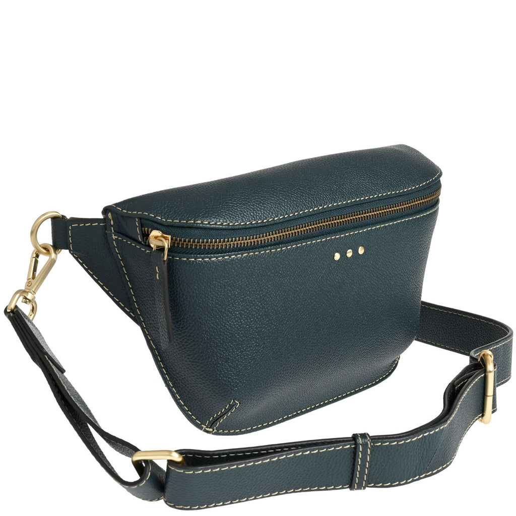 GAYA - Grained leather fanny pack