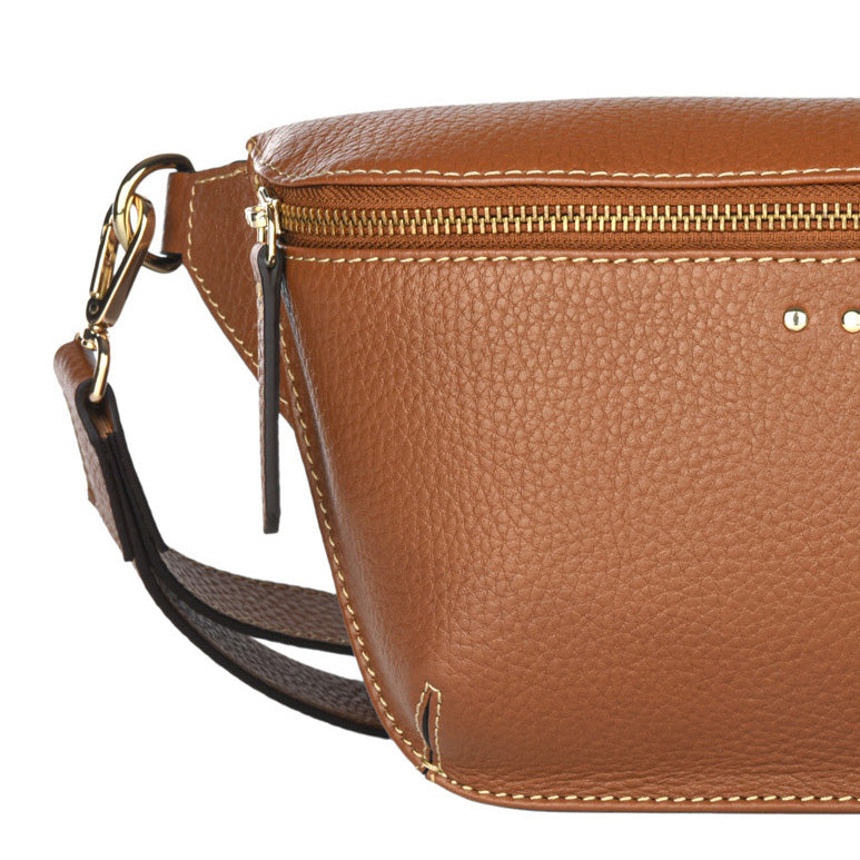 GAYA - Grained leather fanny pack