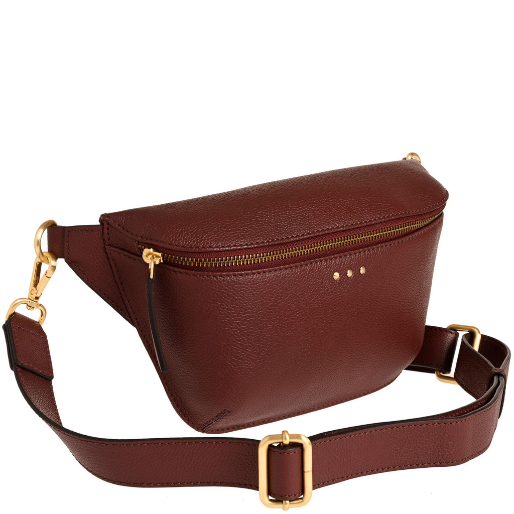 GAYA - Grained leather fanny pack