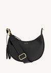 ALBANE - Sac demi lune en cuir grainé