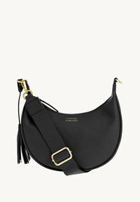 ALBANE - Sac demi lune en cuir grainé