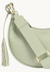 ALBANE - Sac demi lune en cuir grainé