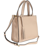 SIMONE - Grained leather tote bag