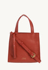 SIMONE - Opera grained leather tote bag