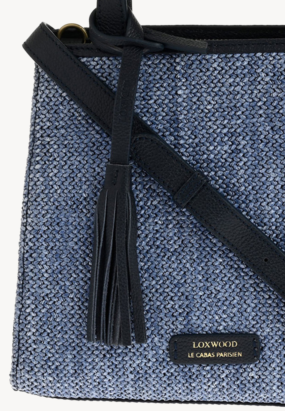 SIMONE - Raffia shoulder bag