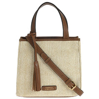 SIMONE - Raffia shoulder bag