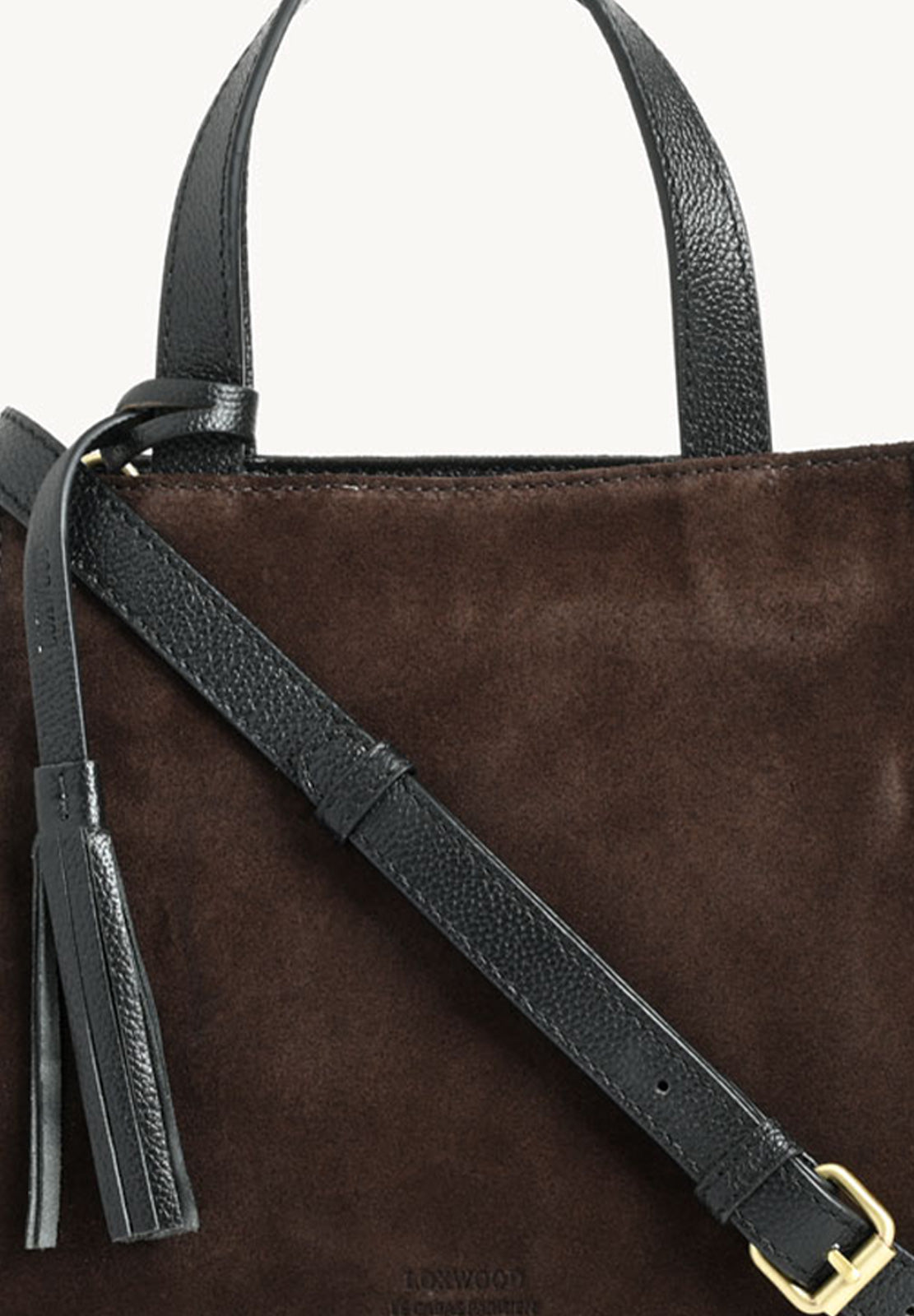 SIMONE - Suede leather tote bag