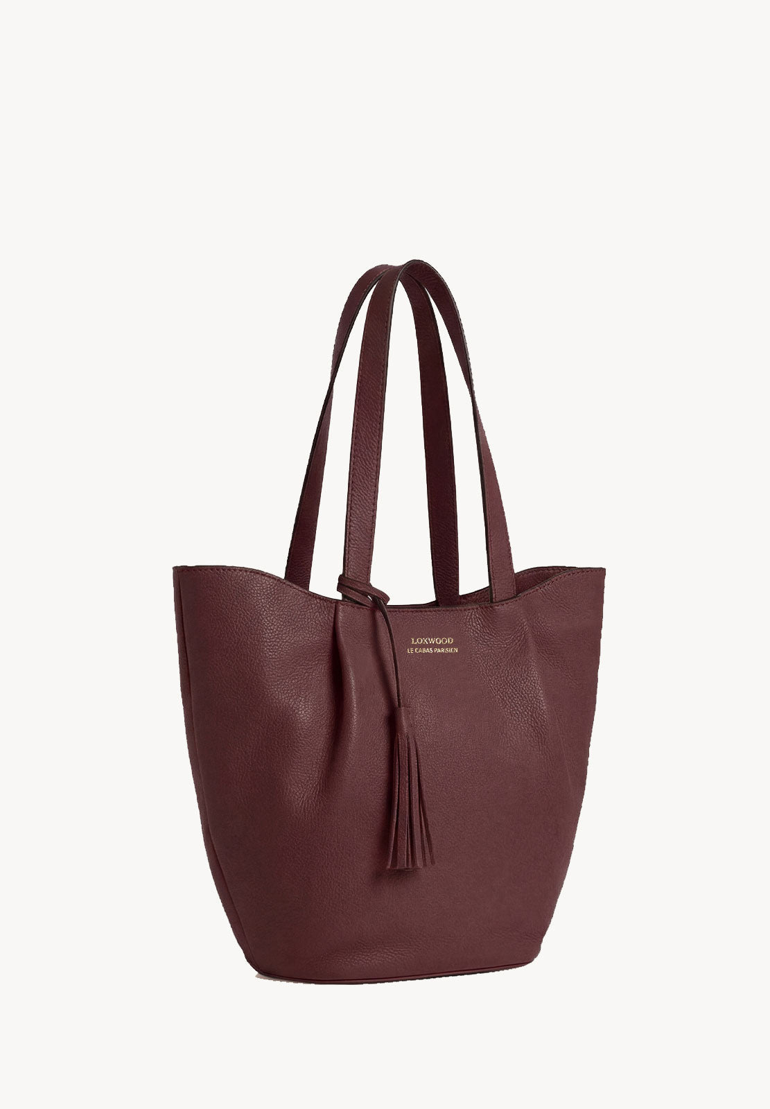 ALMA - Sac zippé porté épaule en cuir grainé