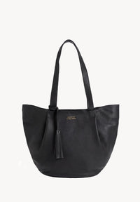ALMA - Sac zippé porté épaule en cuir grainé