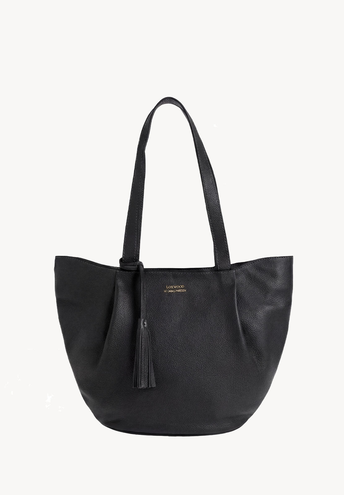 ALMA - Sac zippé porté épaule en cuir grainé