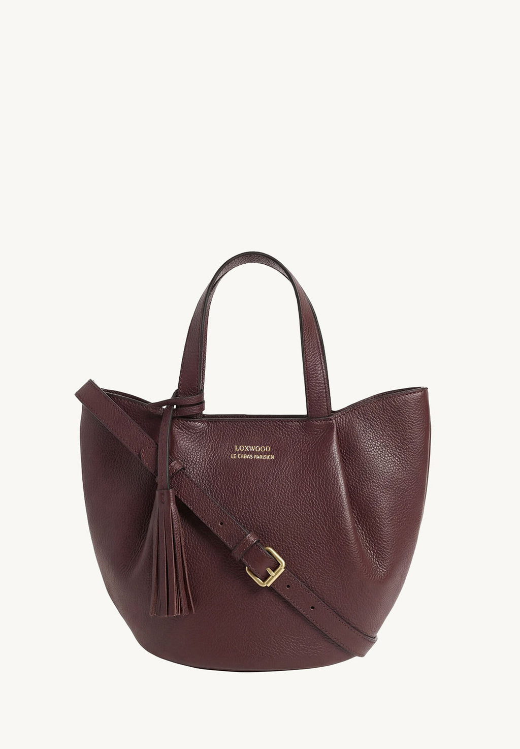 Baby ALMA - Petit sac zippé porté épaule cuir grainé